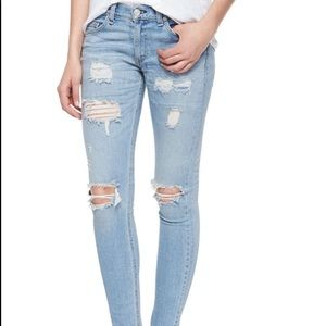 rag & bone Distressed Skinny Ankle Jeans, Munoz - REDUCED PRICE